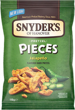 Snyders Pretzel Pieces Jalapeno 10X110G