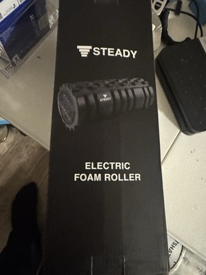 STEADY Electric Foam Roller Strong Model Myofascial Release Fascia Roller Black