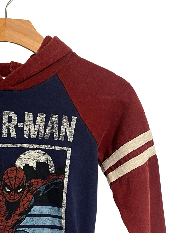 Толстовка с капюшоном детская Sonoma + Marvel Spider-Man размер 6 красная синяя пуловер с длинным рукавом - Изображение 3 из 4