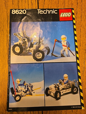 LEGO Technic 8620 Instructions Manual Idea Book (1986) * ORIGINAL! *
