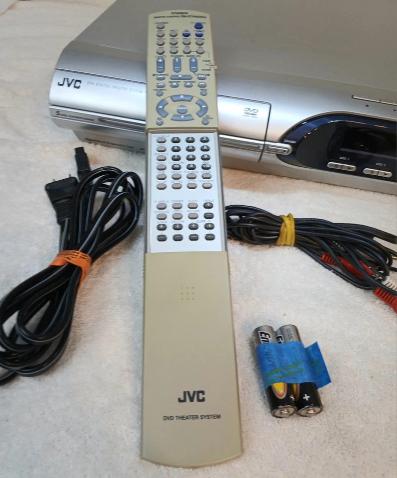 JVC XV-THM303  DIGITAL THEATER 5 DISC DVD SYS DIRECT PROGRESSIVE SCAN COMPU LINK - Image 2 of 4
