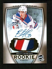 2018-19 Upper Deck The Cup Gold #86 Brett Howden Jersey AUTOGRAPH /24 (407373)