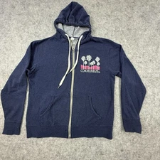 Coachella 2017 Full Zip Hoodie Size Large Radiohead Kendrick Lamar Lady Gaga