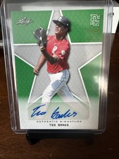 TEO BANKS 2020 Leaf Perfect Game PG National Showcase Green AUTO /10 NATIONALS