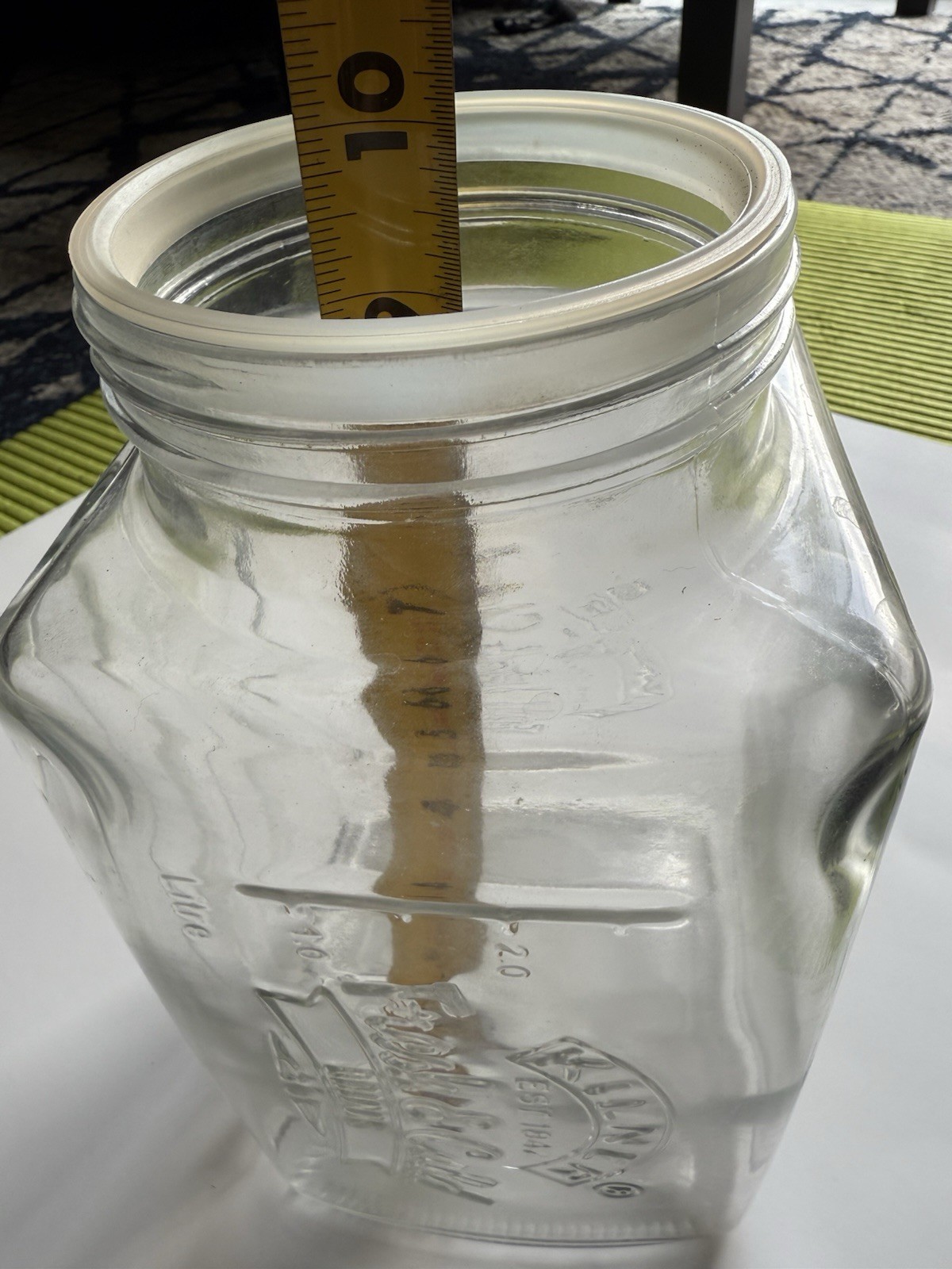 Kilner New Glass Stainless Steel Lid BPA Free Fridge Drinks Dispenser 3L 102oz