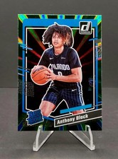 2023-24 Panini Donruss - Rated Rookie Anthony Black #202 Holo Green Laser (RC)
