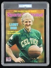 Larry Bird Signed PSA Encased 1981 Sports Illustrated Newsstand NO Label Auto 9