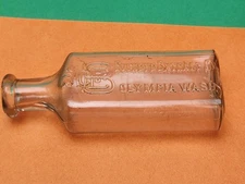 Buckeye Extract Co. Olympia Wash. Wa.  Glass Bottle - Circa 1910