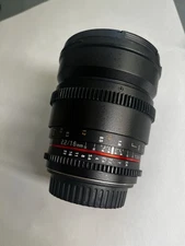 Rokinon 16mm T2.2 Cine Lens for Canon EF – APS‑C / Super 35 