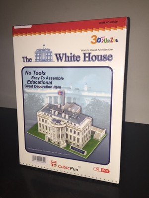 CubicFun 3D Puzzle DAS WEISSE HAUS The White House 64 Teile versiegelt
