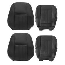 4x Driver Passenger Bottom & Top Seat Cover 2011-2016 For Chrysler Town &Country