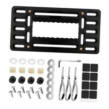 Multi-Hole Design Front License Plate Mount Fit Most Bumper Holes