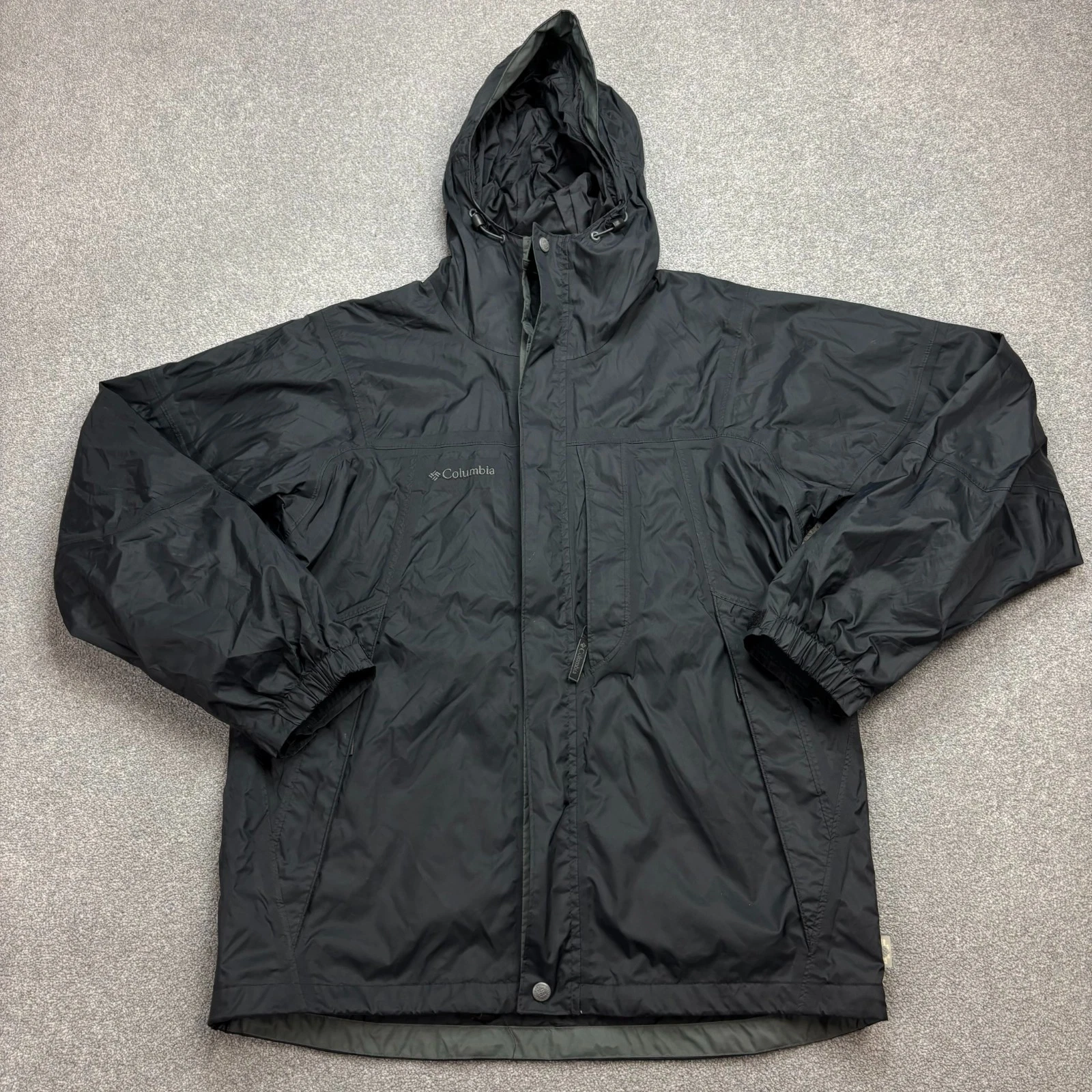 Columbia Jacket Adult Small Black Windbreaker Hood Rain Lined Outdoors Coat Men
Opens in a new windo