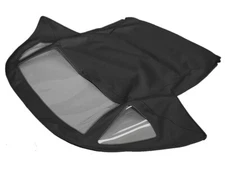 Fits: Mercedes 72-89 450SL 560SL 380SL SOFT Top w/DOT Window HAARTZ Black GERMAN