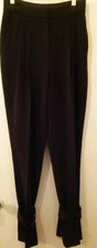 Ladies Black Dress Pants H M Size 6 BRAND NEW WITH TAG 49.99 FULL LEG LONG PANT