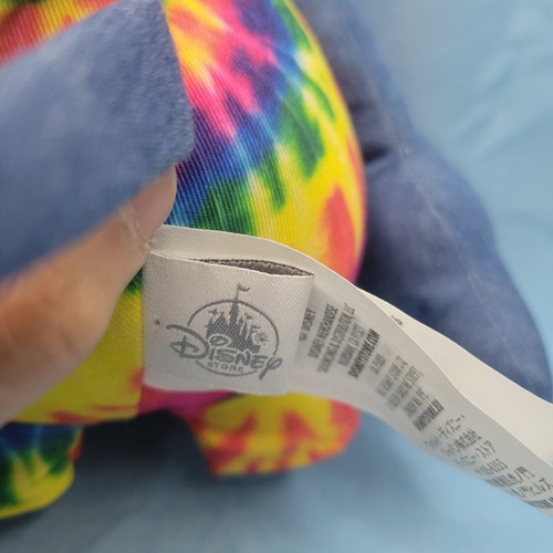 Rare Disney Peace Love Tie Dye Mickey Mouse Plush - Picture 5 of 9