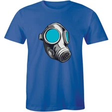 Halloween Funny Paintball Dummy Gas Mask Protection Gear War Game Me's T-shirt