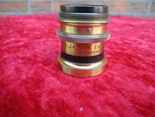 Rapid Aplanat N°2 Ser. D. F:8 ,Objektiv Messing , Emil Busch selten !