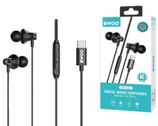 AURICOLARI CELLULARE CUFFIE USB C MICROFONO VOLUME STEREO TYPEC SMARTPHONE HF165