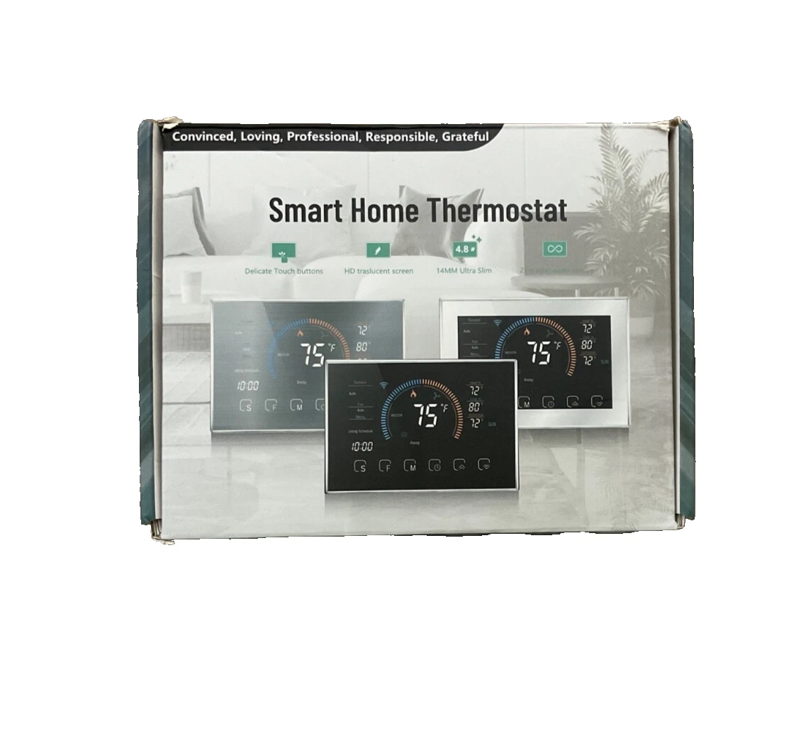 Smart Home Thermostat Optional Wi-Fi Function Works With Alexa/ Google Assistant