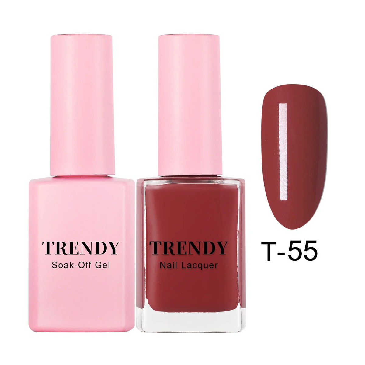 Cllam Supply T-55 Dark Cherry | TRENDY DUO GEL & LACQUER | eBay