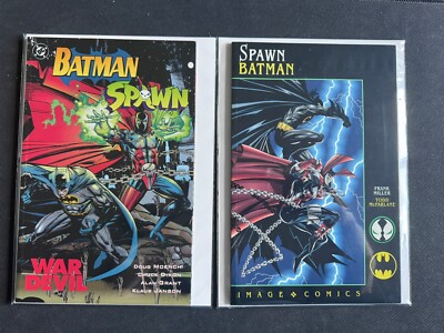 Batman Spawn Trade Paperback TPB Set Lot  Frank Miller McFarlane