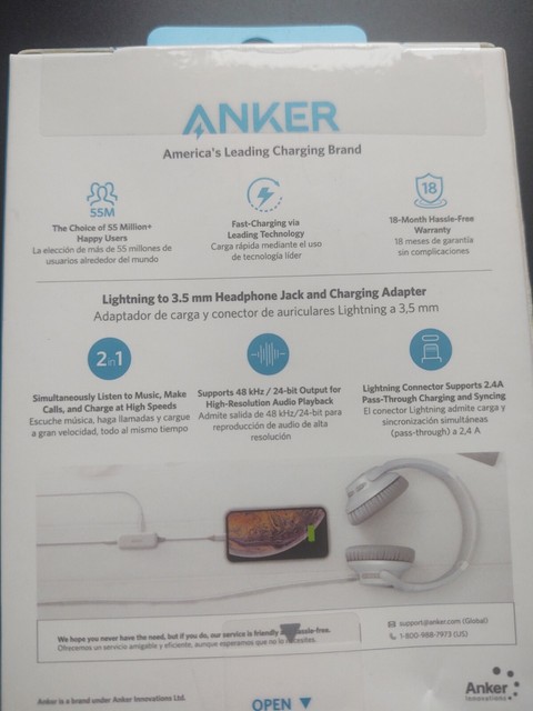 Anker Audio Charging Adapter With 