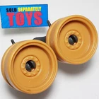 Vtg GI Joe Mauler BOGIE WHEELS & BRACKET original 1985 vehicle accessory part