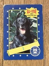 All-Star Drug Detecting Dogs Milk Bone Card Labrador Retriever  #20 Of 24 I