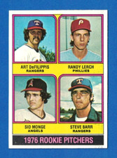 1976 Rookie Pitchers (Art DeFilippis / Randy Lerch / Sid Monge / Steve Barr)