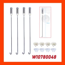 W10780048 Washer Suspension Spring Rod Kit for Whirlpool Kenmore W10257087 4pcs