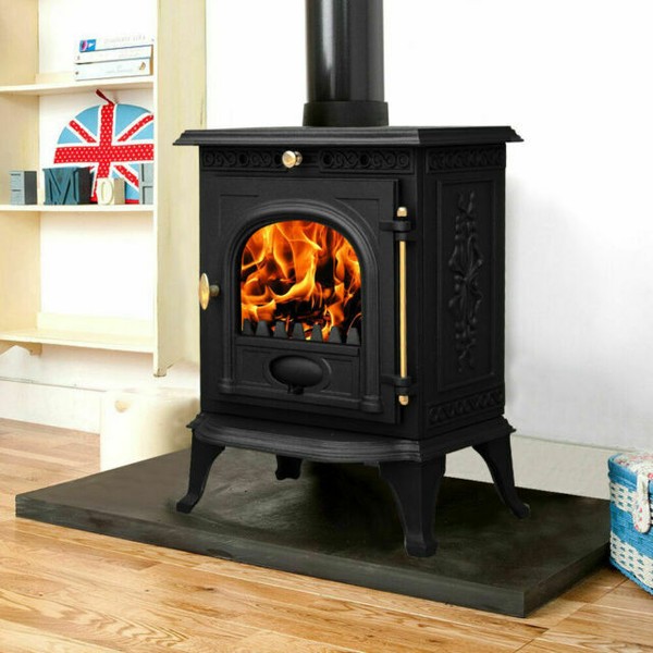 Lincsfire Welton JA014 6.5KW Cast Iron Log Burning Stove for sale online |  eBay