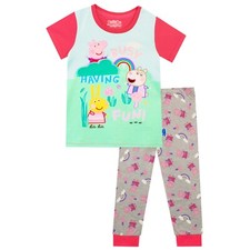 Peppa Pig Suzy Rebecca Pyjamas Kids Girls 12 18 24 Months 2 3 4 5 6 7 8 Years