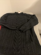 NWT SO Goods For Life Cable Knot Sweater Dress Medium