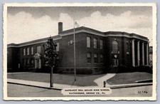Postcard Waynesburg PA Margaret Bell Miller High School