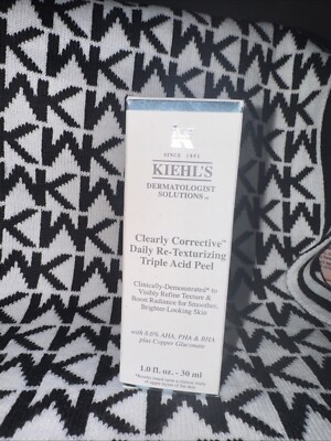 Kiehl's Clearly Corrective Daily Re-Texturizing TRIPLE ACID PEEL 1oz