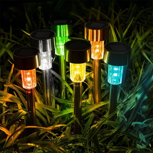 12 Pack Solar Power LED Stake Lights Patio Outdoor Garden Lawn Path Lamp Light - Bild 8 von 13