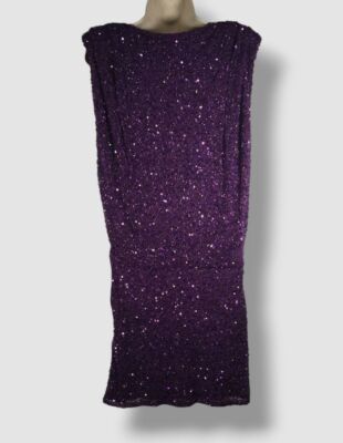retrofete purple mini dress $777 Retrofete Women's Purple Carnegie Embellished Tulle Mini Dress Size S