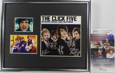 #ad #ad SIGNED CLICK FIVE AUTOGRAPHED CD FRAMED 5 CERTIFIED AUTHENTIC JSA COA # II10926 $75.00