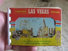 Vintage 1960's Las Vegas mini post card book