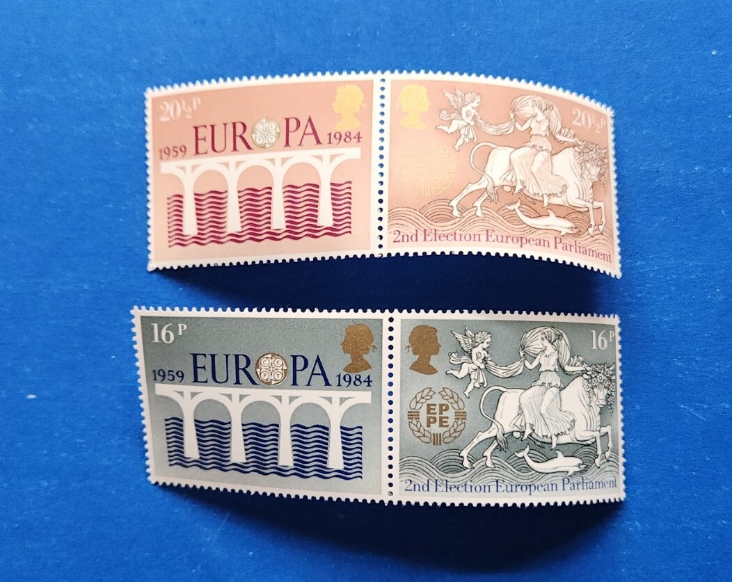 Great Britain Stamps, Scott 1054a-1056a Complete Set MNH