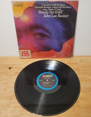 John Lee Hooker Simply The Truth Bluesway Records Promo Copy Gatefold Blues LP