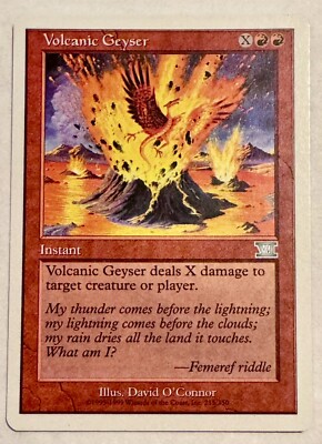 Volcanic Geyser-[6th Edition]-Lightly Played, English-1-Regular
