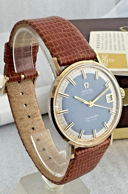 Omega Watch Seamaster De Ville AUTOMATIC BLUE RARE 563/17Jewels