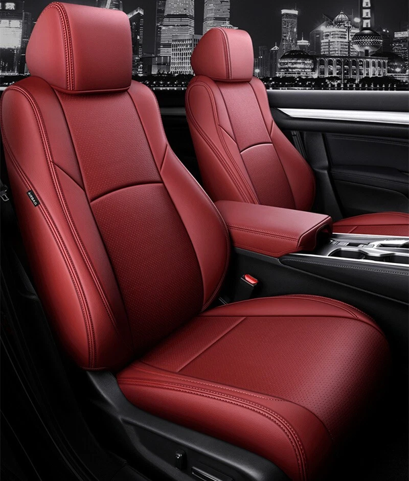 FOR 2005-2024 HONDA ACCORD MOTOPTES CUSTOM CAR LEATHER COVERS 5 SEATS DURABLE - Image 3 of 4