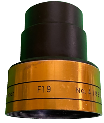 ★SUPER SANKOR/2.75inch/F1.9/映写レンズ/シネレンズ 4.00 in Super Sankor F1.9 35mm Cine Projection Lens Gold | eBay