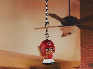 Teenymates Mlb Baseball Cincinnati Reds Ceiling Fan Pull Light