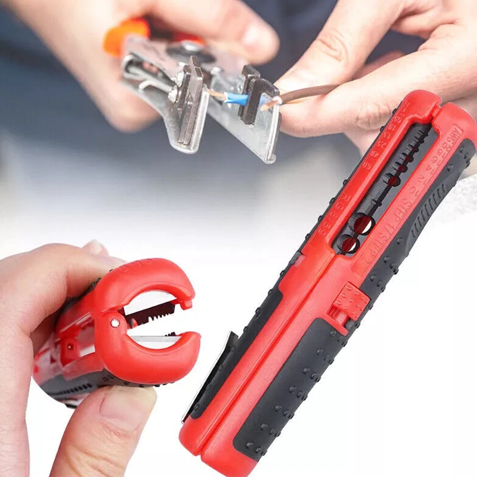 Self Adjusting Insulation Wire Stripper Cutter Crimper Cable Stripping Tools § - Image 4 of 4