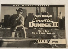 Crocodile Dundee II Vintage Print Ad Paul Hogan TPA21