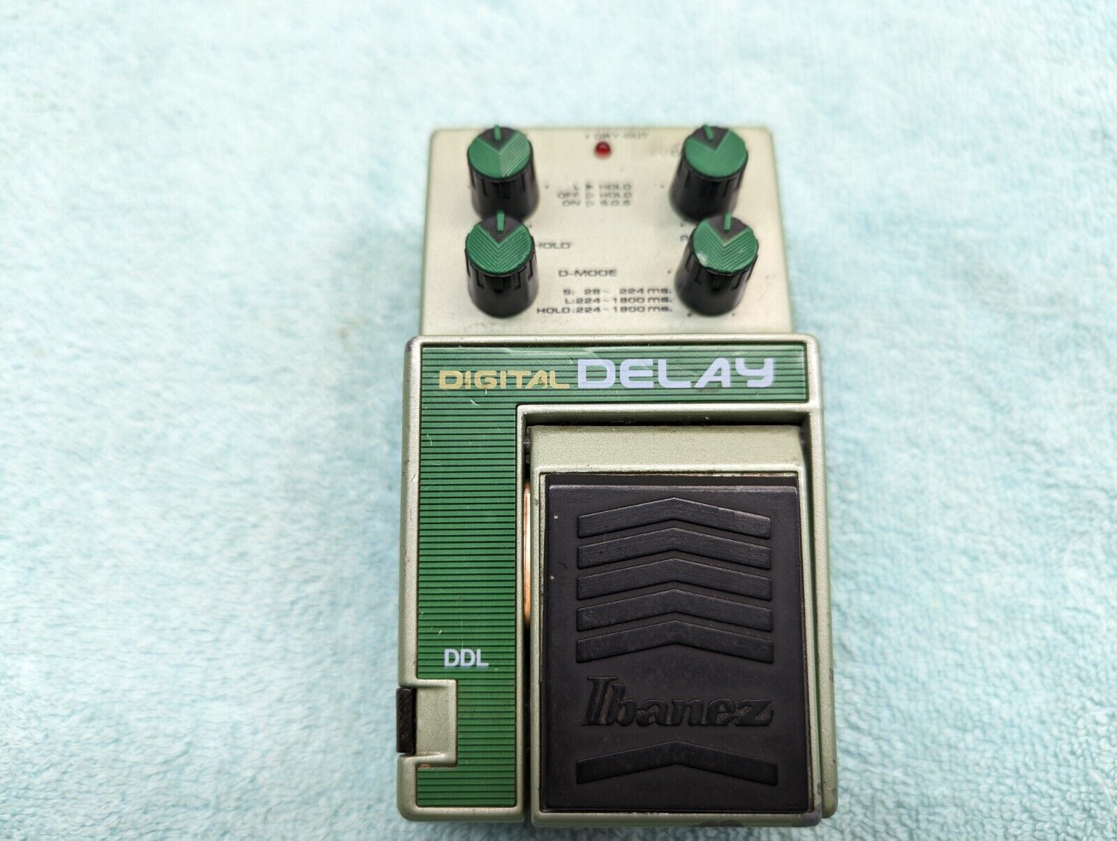 Vintage Ibanez DDL Digital delay Guitar Effect Pedal. Made In Japan.